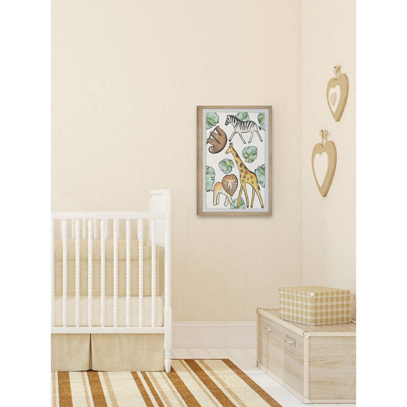 Darion Jungle And Palm Leaves - Print, 30cm H x 20cm W