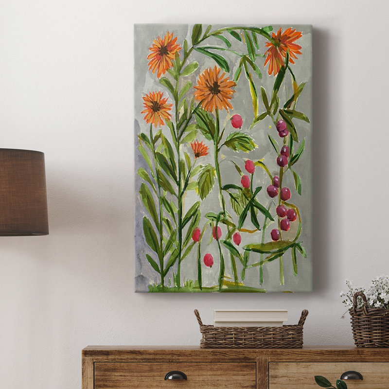 Dear Nature III - peinture sur toile tendue, H 48 po x l 32 po x P 1 po