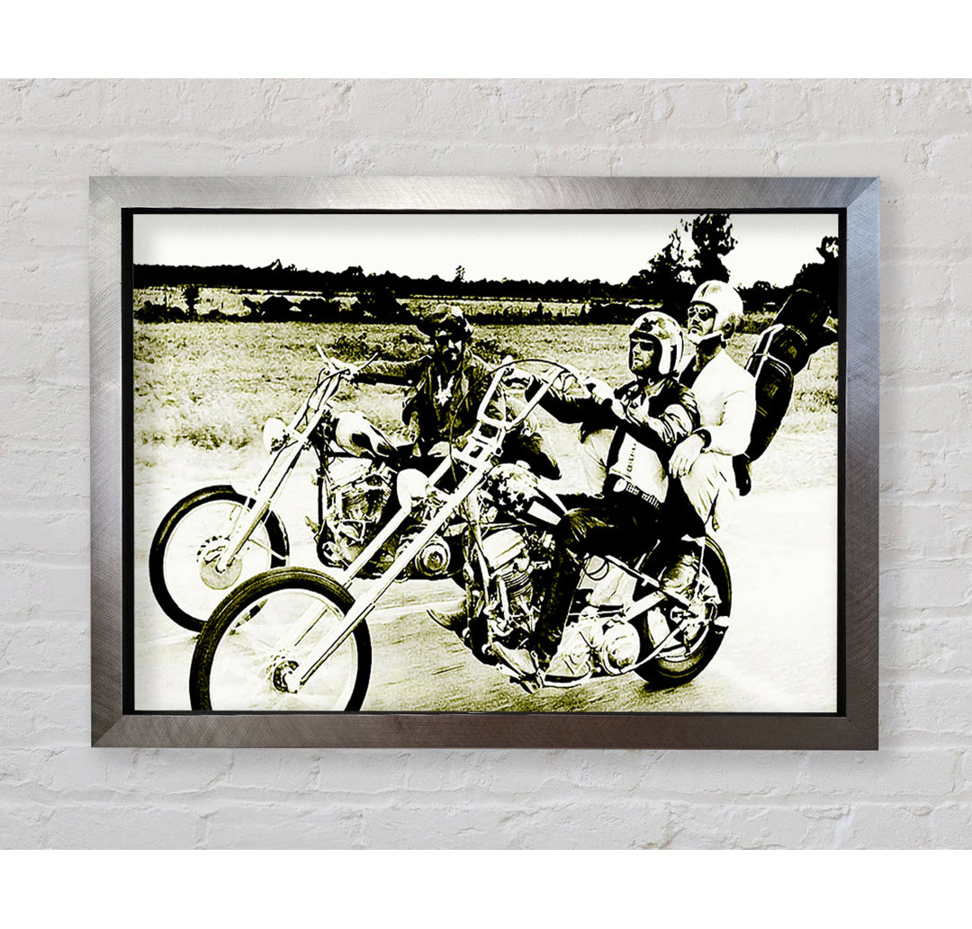 Easy Rider Sepia - Einzelbildrahmen Druck