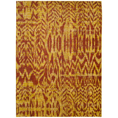 Moroccan Southwestern Area Rug in Paprika