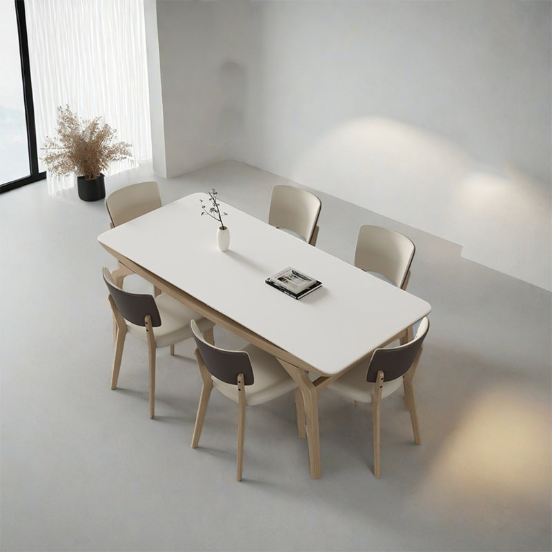 Ensemble de table de salle à manger durable, H 29,52 po x L 55,11 po x l 31,49 po