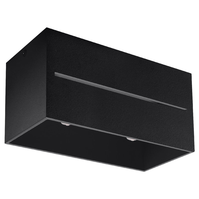 Lekesia Flush Mount, Czarny