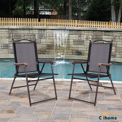 Chaise de camping pliante
