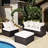 Bridger 4 - Person Patio Conversation Sets with Cushions-1330801114