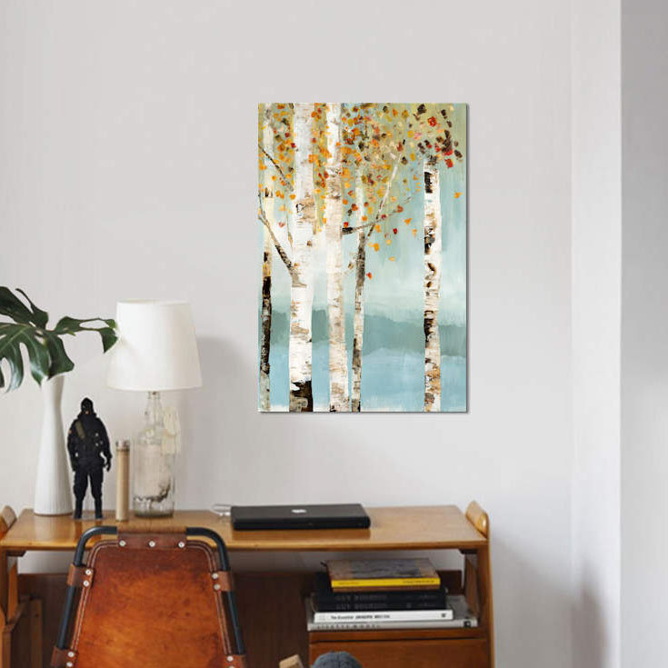 « lookout i », reproduction sur toile, H 12 po x l 8 po x P 0,75 po, Pas de tapis, Toile tendue