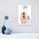 Time for Myself-Red Hair by Rongrong DeVoe - Painting Print
