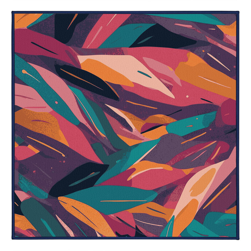 Nexus Burst Rug, Square 5'