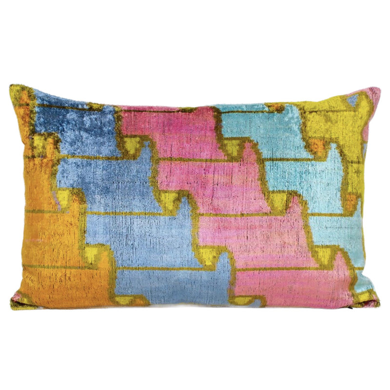 Ritz Velvet Lumbar Pillow Cover & Insert