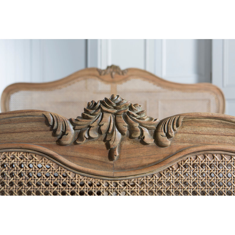 Cecilia UK King - DE 150 X 200 Cm Solid Wood Bed, Weathered