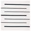 Mana Striped Handwoven Cotton Ivory/Black Area Rug-433329166