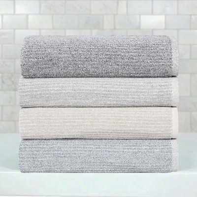 Ribbed Viscose Cotton Bath Sheets