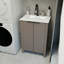 Meuble-lavabo pliable en résine