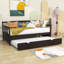 Lit de jour en bois avec lit gigogne Pearces-98209113-98209109