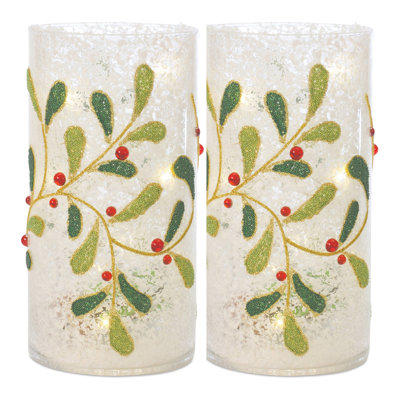 7.75'' H Glass Tabletop Votive Holder