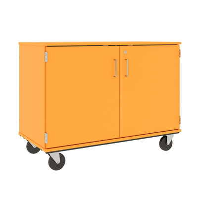 Mobile 10 Compartment Manufactured Wood Classroom Cabinet