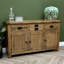 Lordsburg 137cm Solid Wood Sideboard