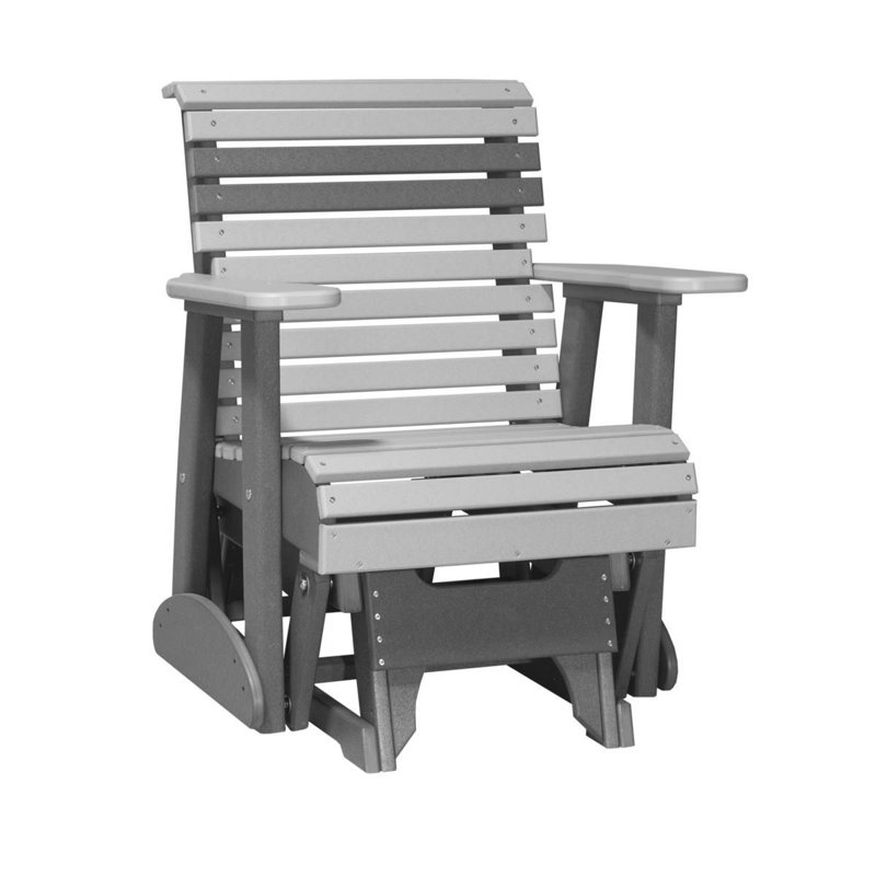 Chaise coulissante simple Arti, Gris colombe / ardoise
