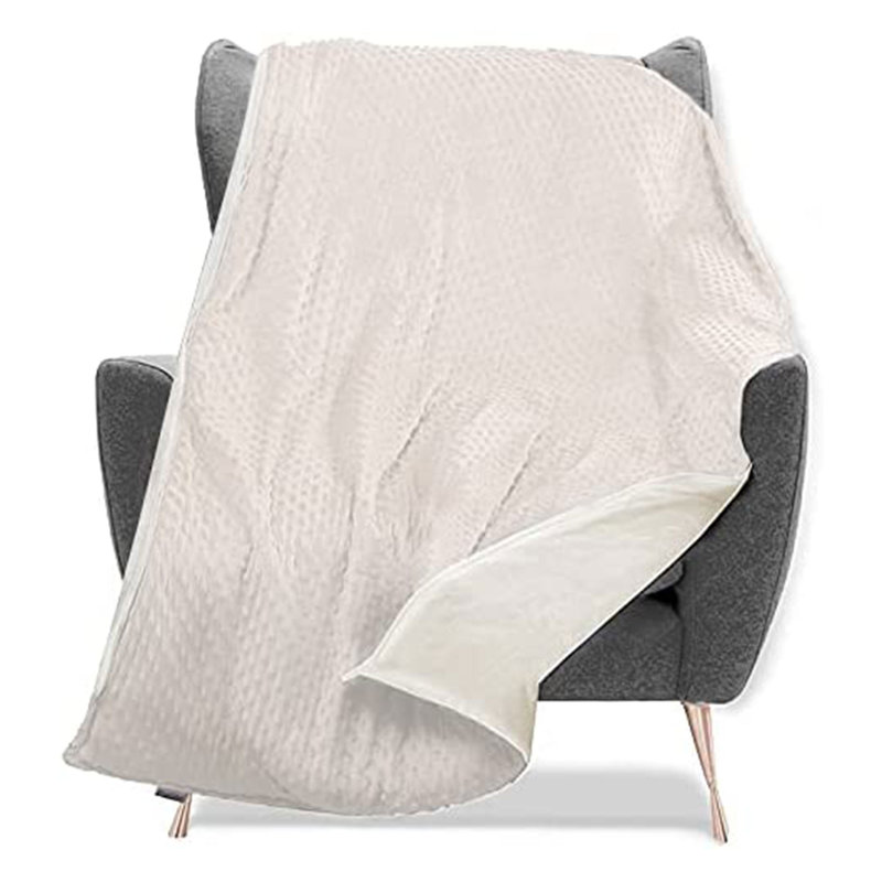 Weighted Throw Blanket, 20, Ivory