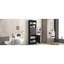 Élégante armoire de rangement pour la salle de bain, grande armoire de rangement avec tiroirs et tablettes réglables pour la salle de bain-1277918277