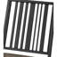 Ensemble de 2 chaises d'appoint en cuir synthétique et finition noire Zudora