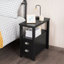 Trail 60cm W Manufactured Wood Bedside Table
