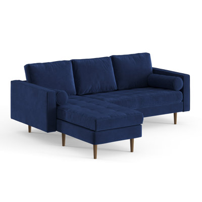 AllModern Geo 2 - Piece Upholstered Sectional & Reviews | Wayfair