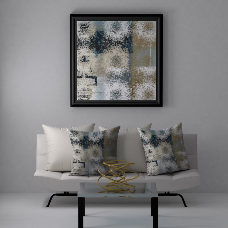 Housse de coussin décorative carrée et insert, 18 po x 18 po