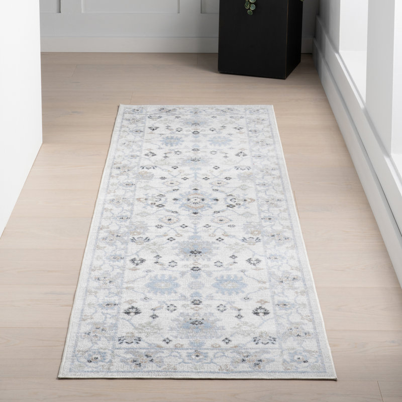 Bridie Medallion Machine Washable Area Rug, Runner 2'6" x 8'