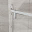 36 po L x P 72 H - Porte de douche anglaise, trempé transparent, enceinte compacte de 72 po, 36 po 36 po, verre trempé 1/4 po, efficace-128856189