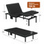 Structure de lit réglable avec base de lit rembourrée et ports USB-108919045