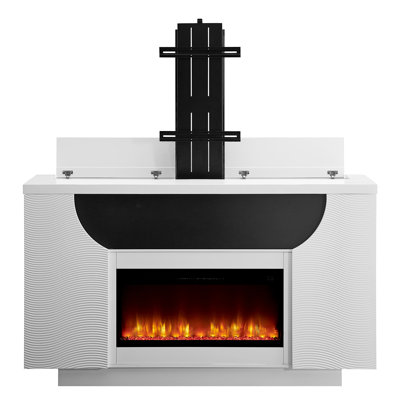 Aveena 76" Entertainment Fireplace With Speakers