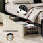 Lit plateforme capitonné en velours Dorrough-1298385658-1308040333