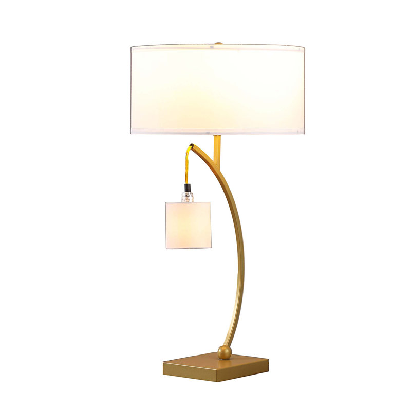 Lampe de table 28 po, Doré