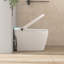 Toilette allongée intelligente Piedmont avec fonction bidet sans réservoir, siège chauffant, chasse automatique sans contact, siège à fermeture en douceur, veilleuse et mode économique (télécommande incluse)