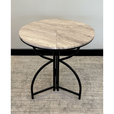 Tri-Fold Steel Frame Round Bistro Table