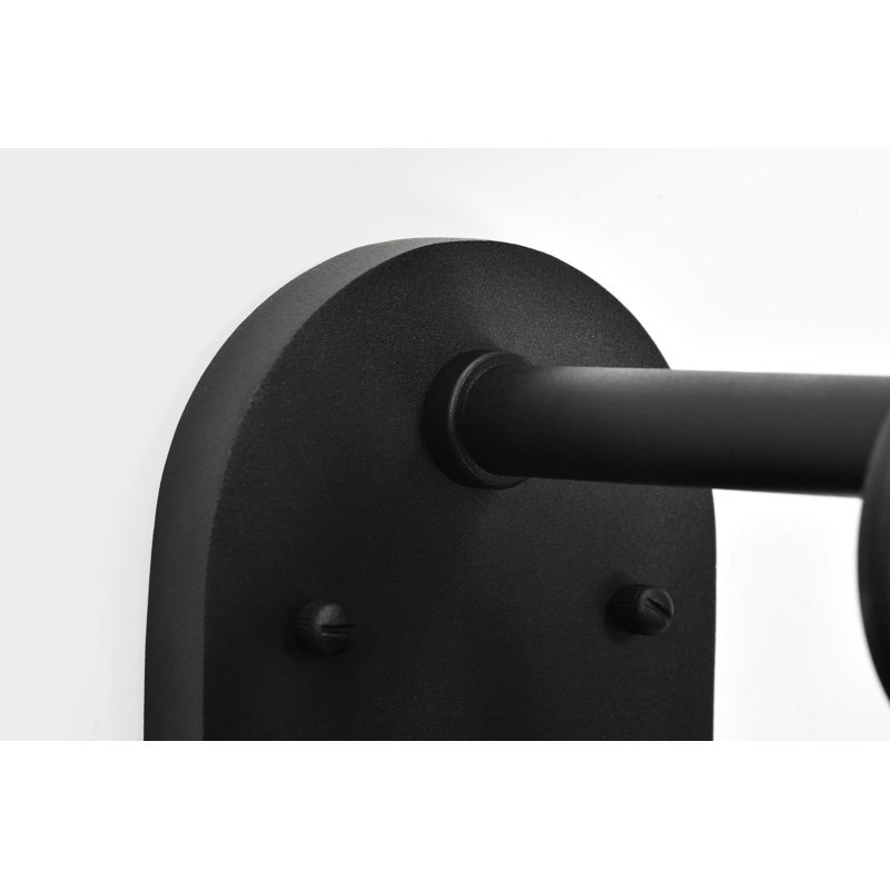 Bahaddin - 2 Light Large Wall Lantern - Matte Black with Clear Seeded Glass, 19.38" H x 8.63" W x 11" D