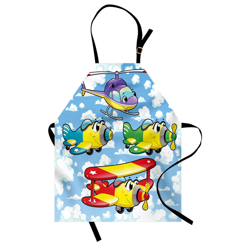 No Pattern Bib Apron