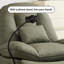 Fauteuil inclinable multifonctionnel avec accoudoirs de rangement-534062582