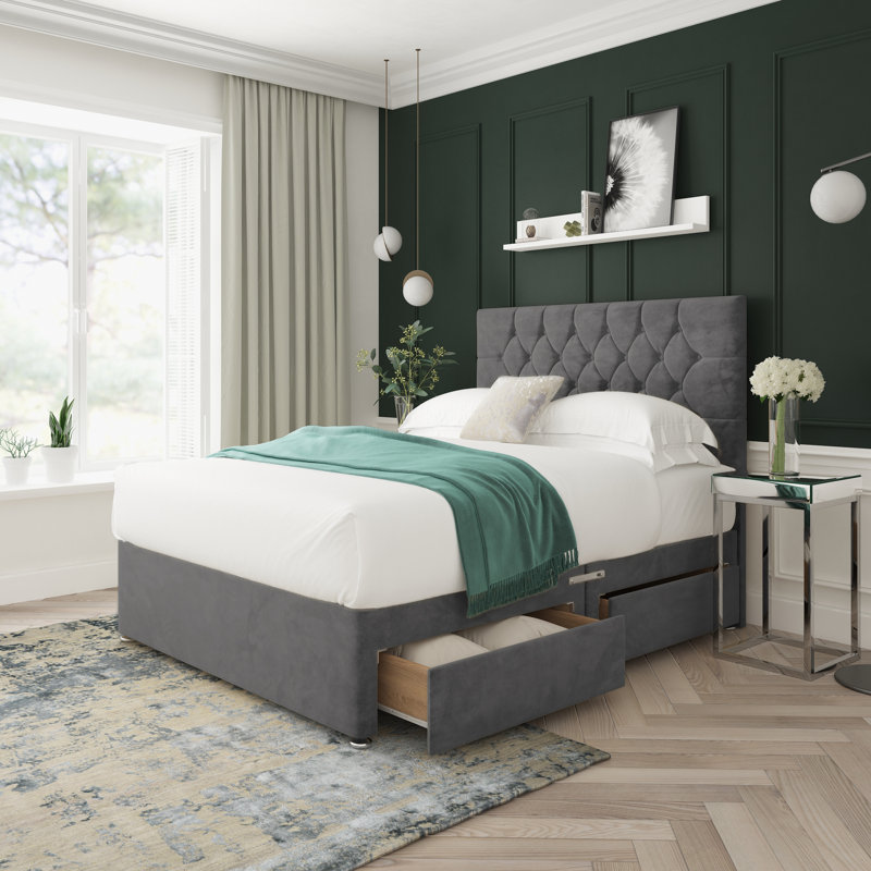 Upholstered Bed, Armour, Small Single (2'6), No Drawer