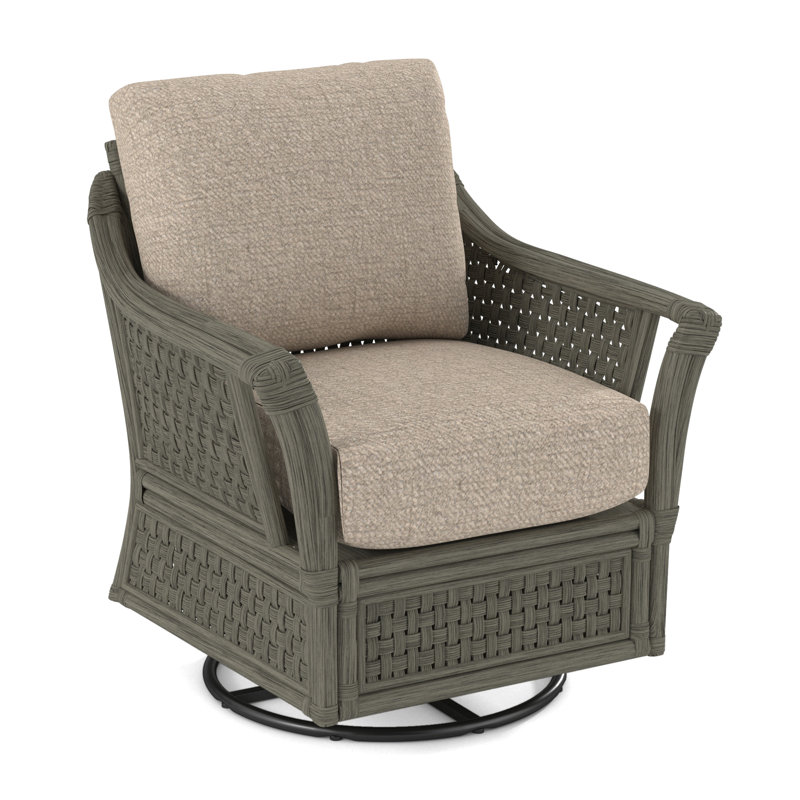 Fauteuil pivotant large de 32 po Boca, Pierre grise, Sable Elite; 0321-74