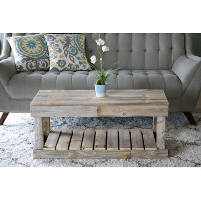 Merriman Solid Wood Top Single Coffee Table