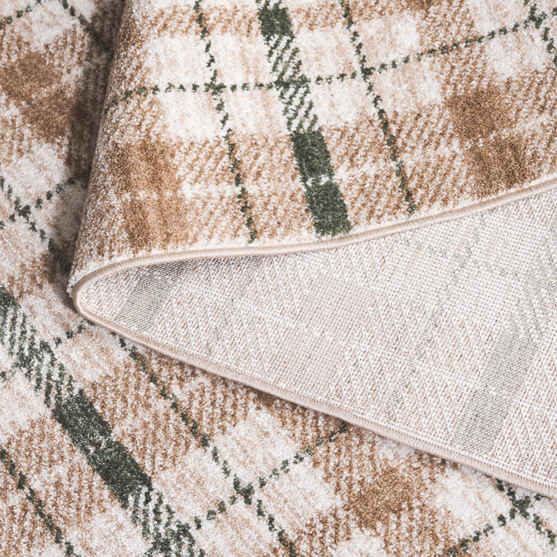 Tapis Gisette Oxford Plaids 300 Performance, Rectangle 4 pi x 6 pi