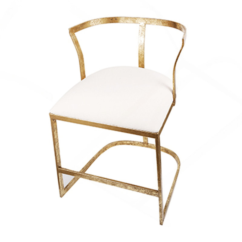 18. 5 x 19. Chaise Cavendish 5 x 27 po - or patiné