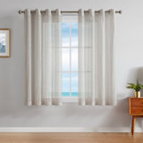 Nautica Cordelia Crushed Sheer Window Curtains