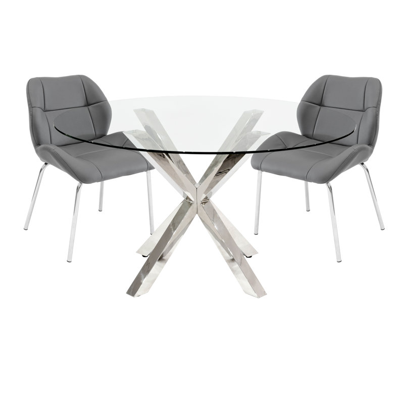 4 - Person Dining Set, Grey