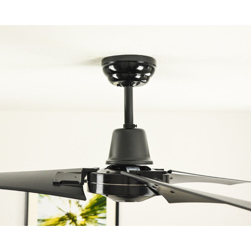 Nunn 140cm Ceiling Fan, Black, Remote is not included