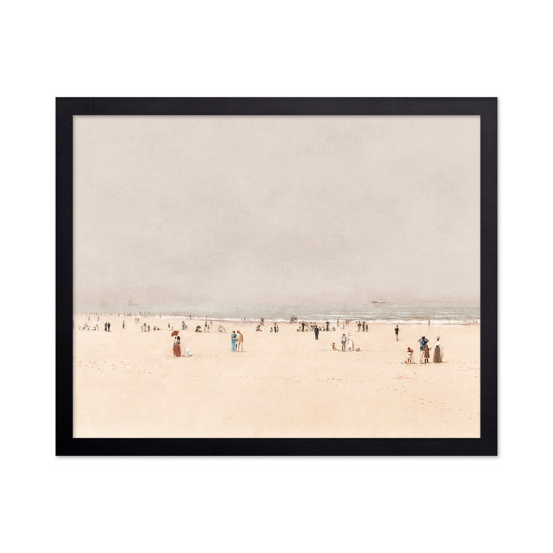 Sable, mer et ciel, un fantasme estival, Black Framed, Poster, 18"H x 24"W