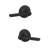 Solstice Privacy Door Lever with Rosette-47344634