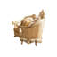 Causeuse de luxe en bois massif de style européen 94,49 po
