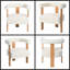Fauteuil demi-tonneau Mid-Century moderne en velours blanc crème - Des sièges élégants et confortables pour n'importe quelle pièce